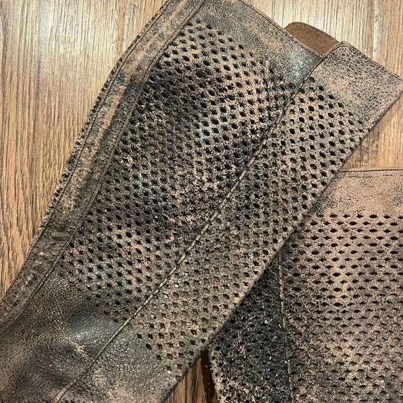 Bed Stu leather zip Boots distressed Cobbler Series-size 6.5 - Picture 3 of 6